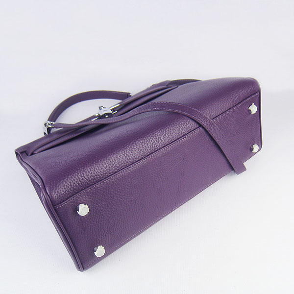 High Quality Hermes Kelly 35cm Togo Leather Bag Purple 6308